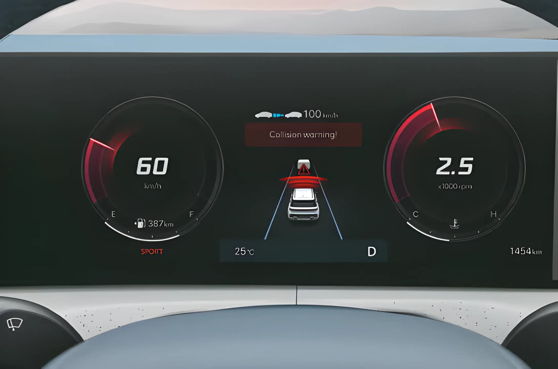 Hyundai Venue Meter View