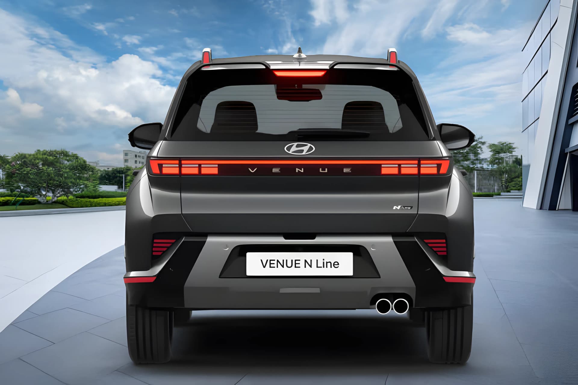 Hyundai Venue N Line Rear View