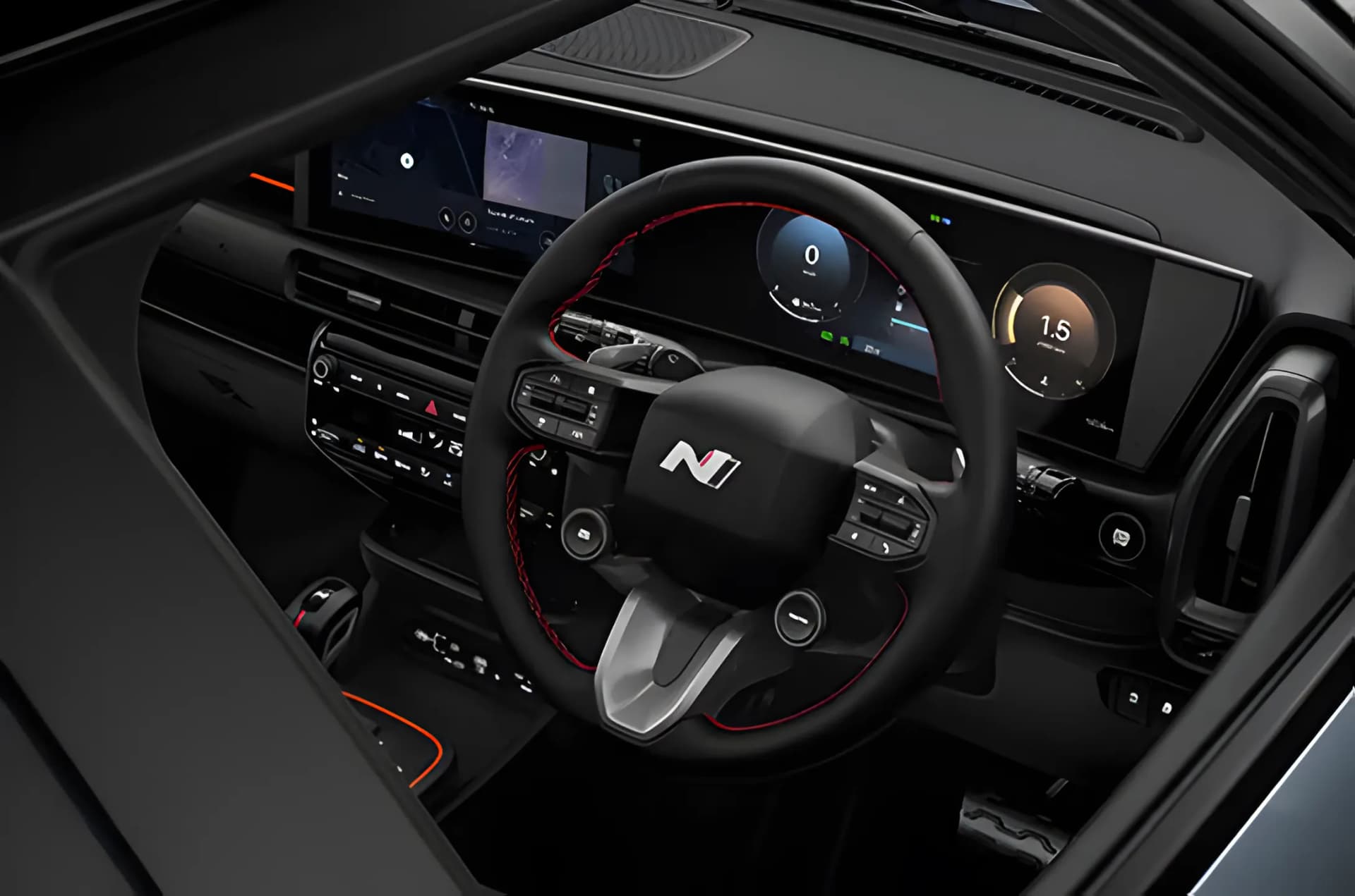 Hyundai Venue N Line Steering Wheel View