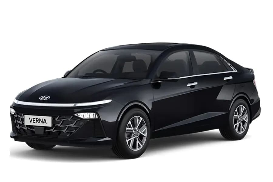 Hyundai Verna Titanium Black color