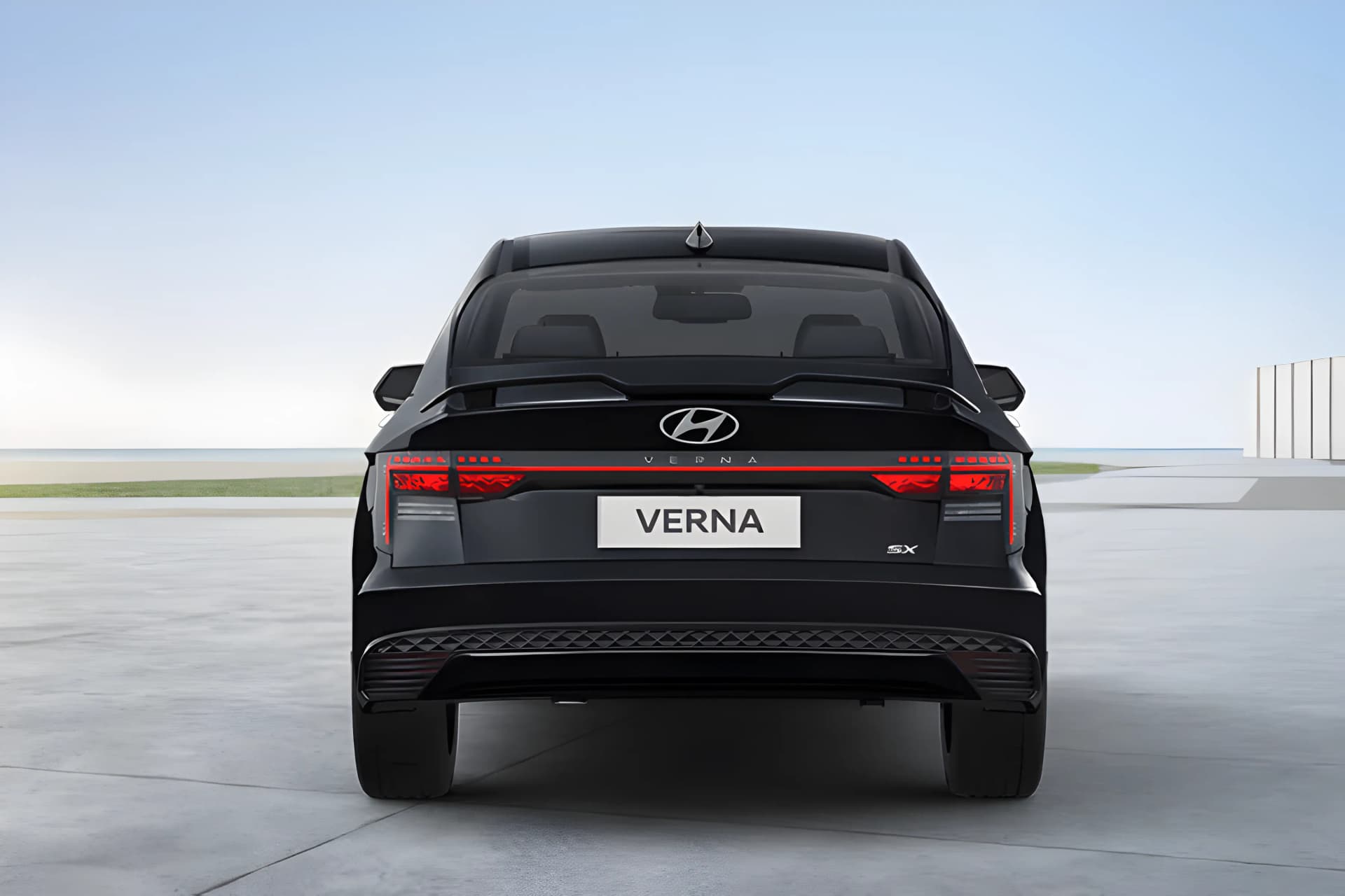 Hyundai Verna Rear View