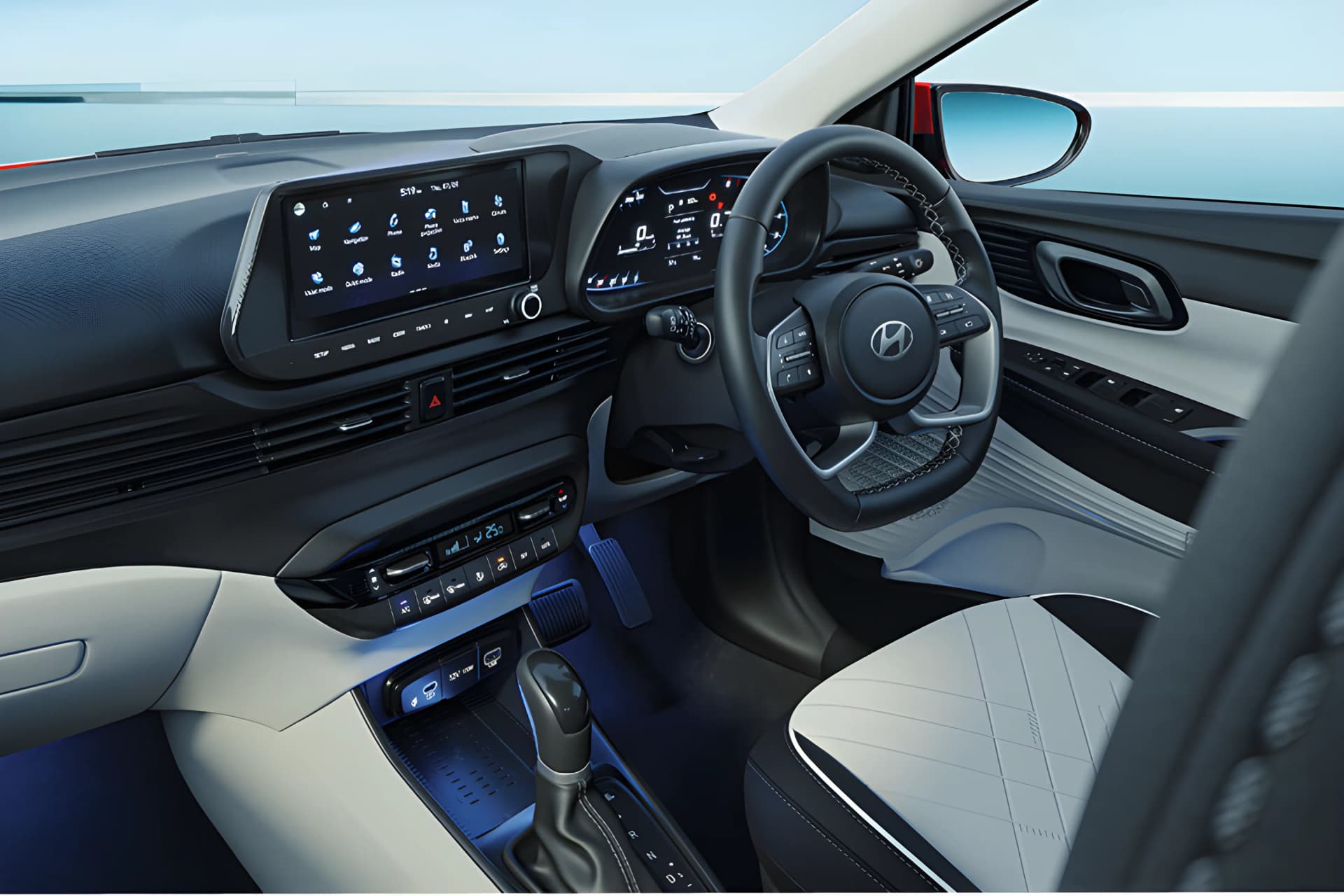 Hyundai i20 Steering Wheel View