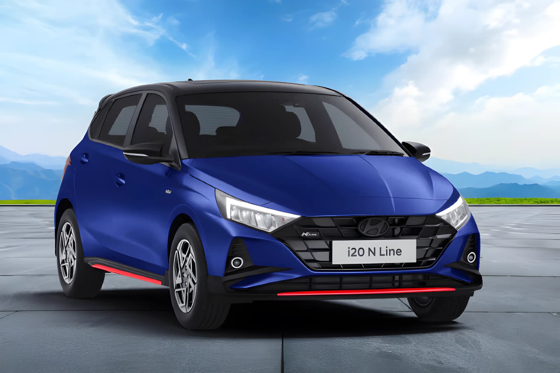 Hyundai i20 N Line Front Right View