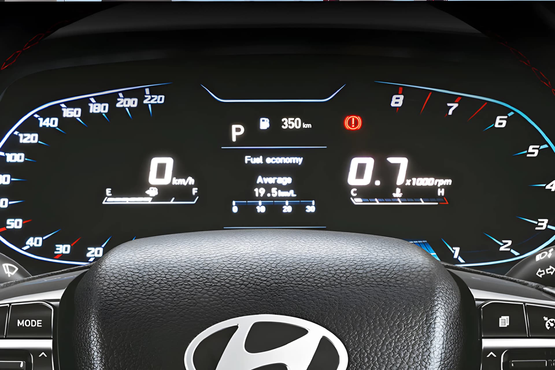 Hyundai i20 N Line Digital Cluster View