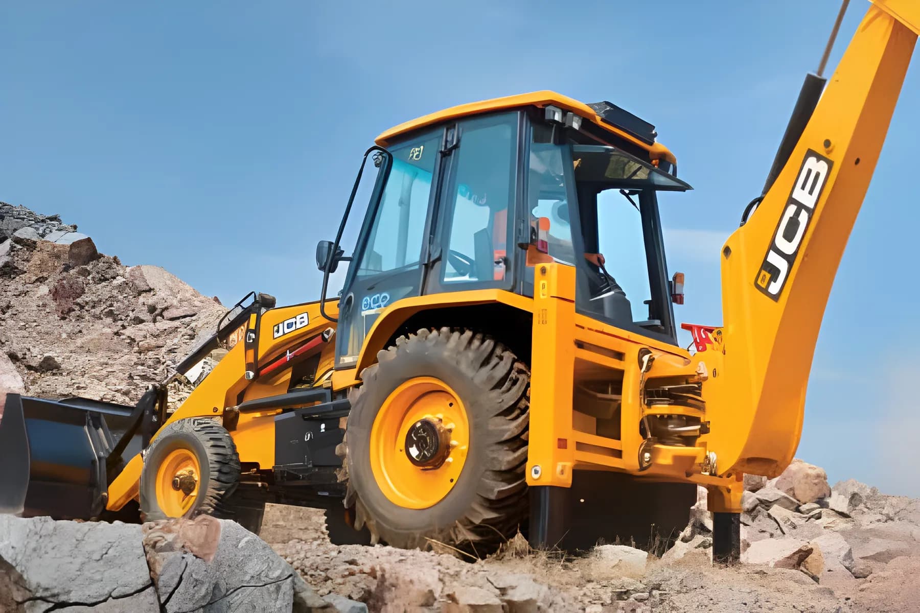 JCB 3DX Xtra Boom View