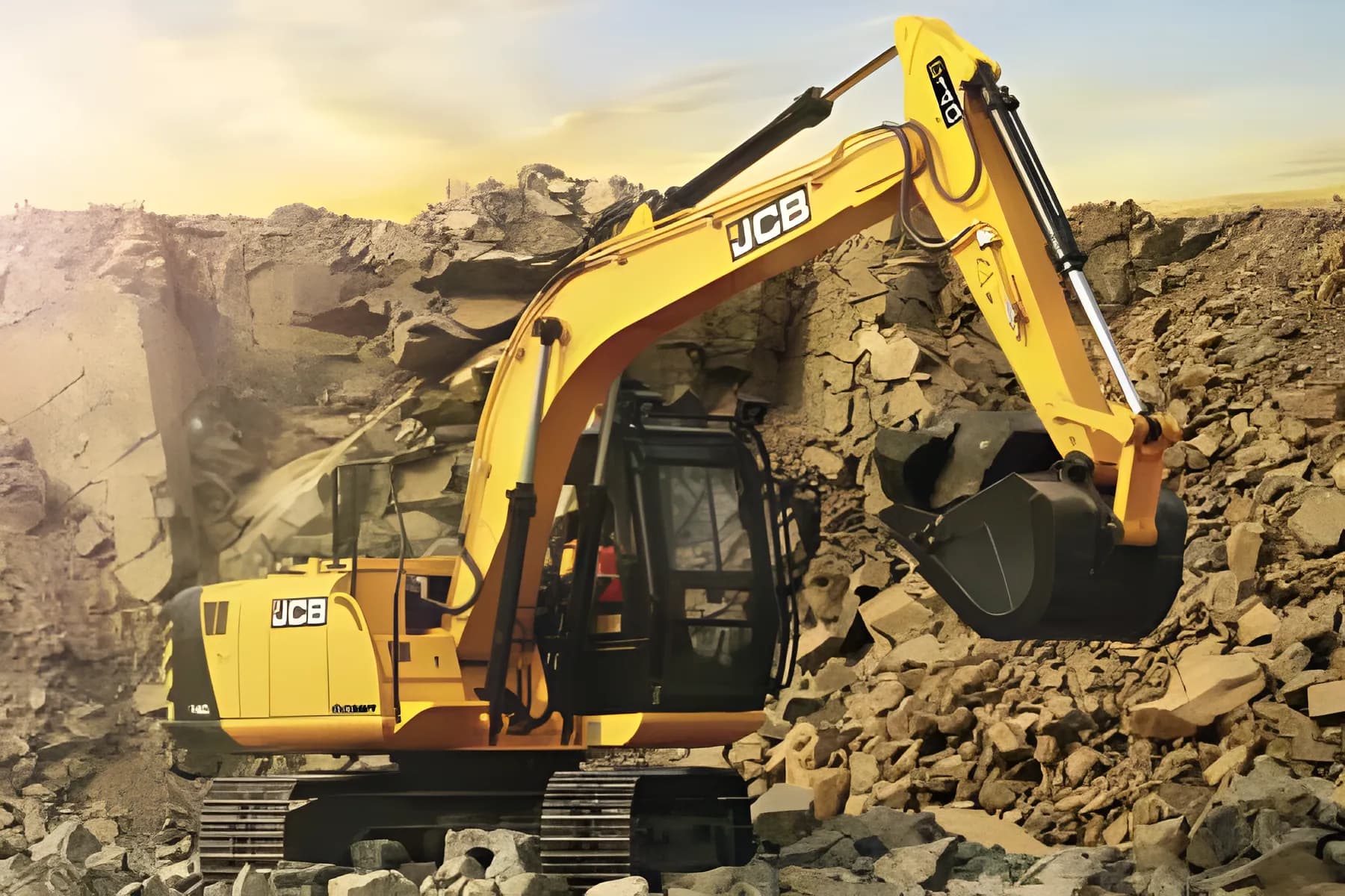 JCB NXT 140 Bucket View