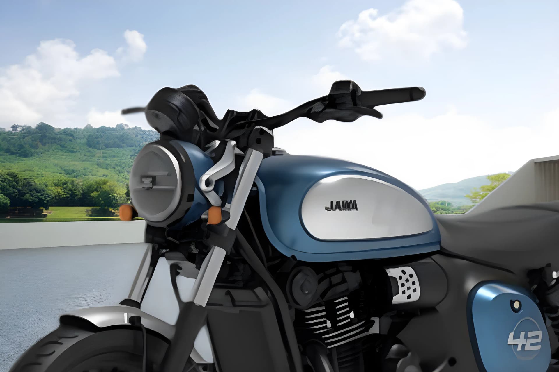 Jawa 42 Shocker View