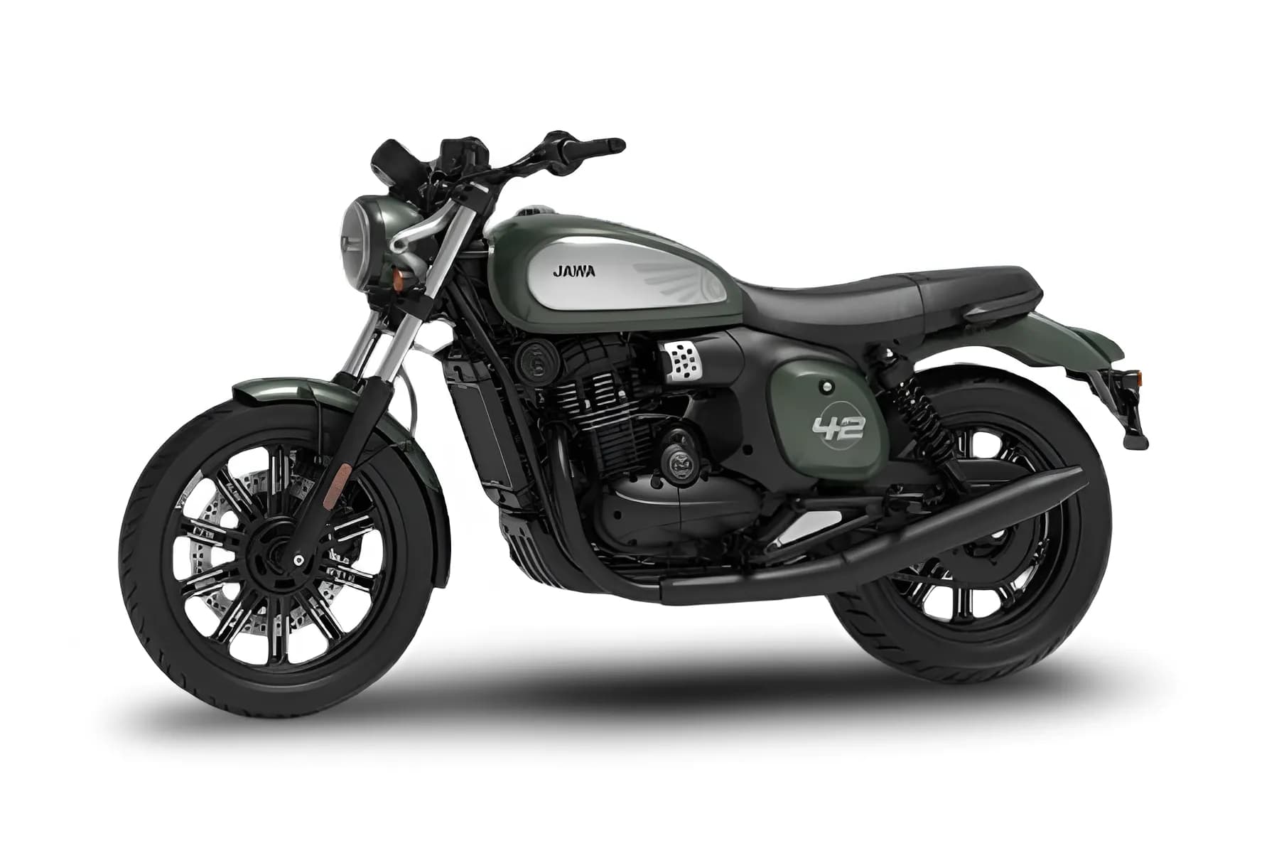Jawa 42 FJ Aurora Green  color