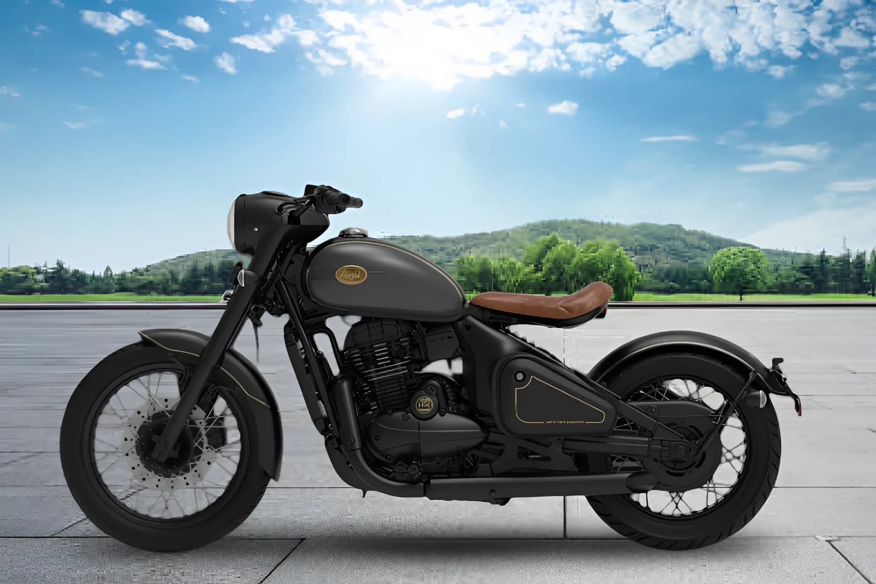 Jawa Perak Left Side View