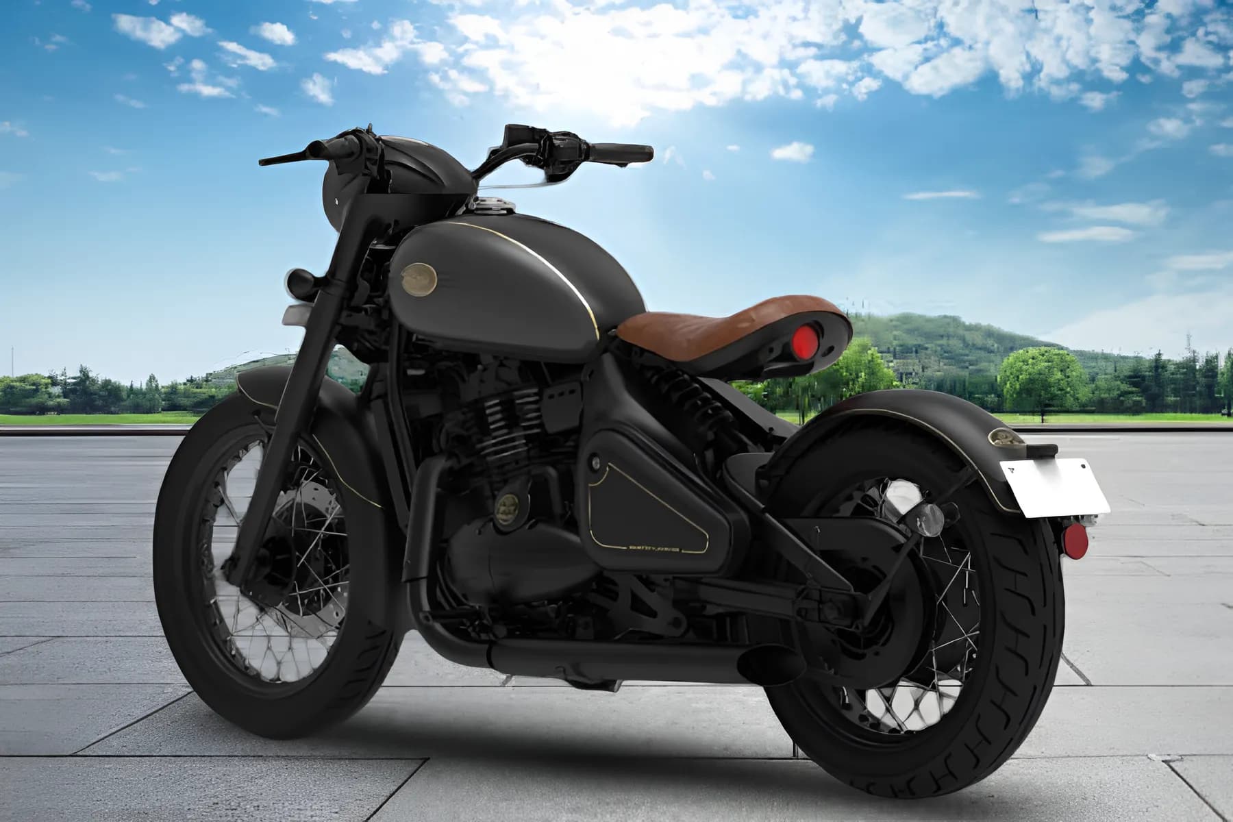 Jawa Perak Rear Left View