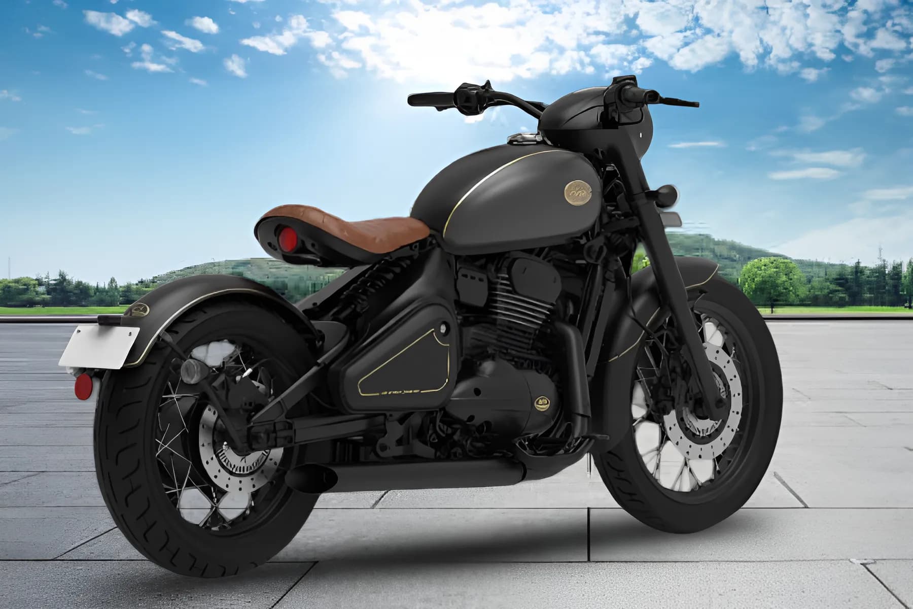 Jawa Perak Rear Right View