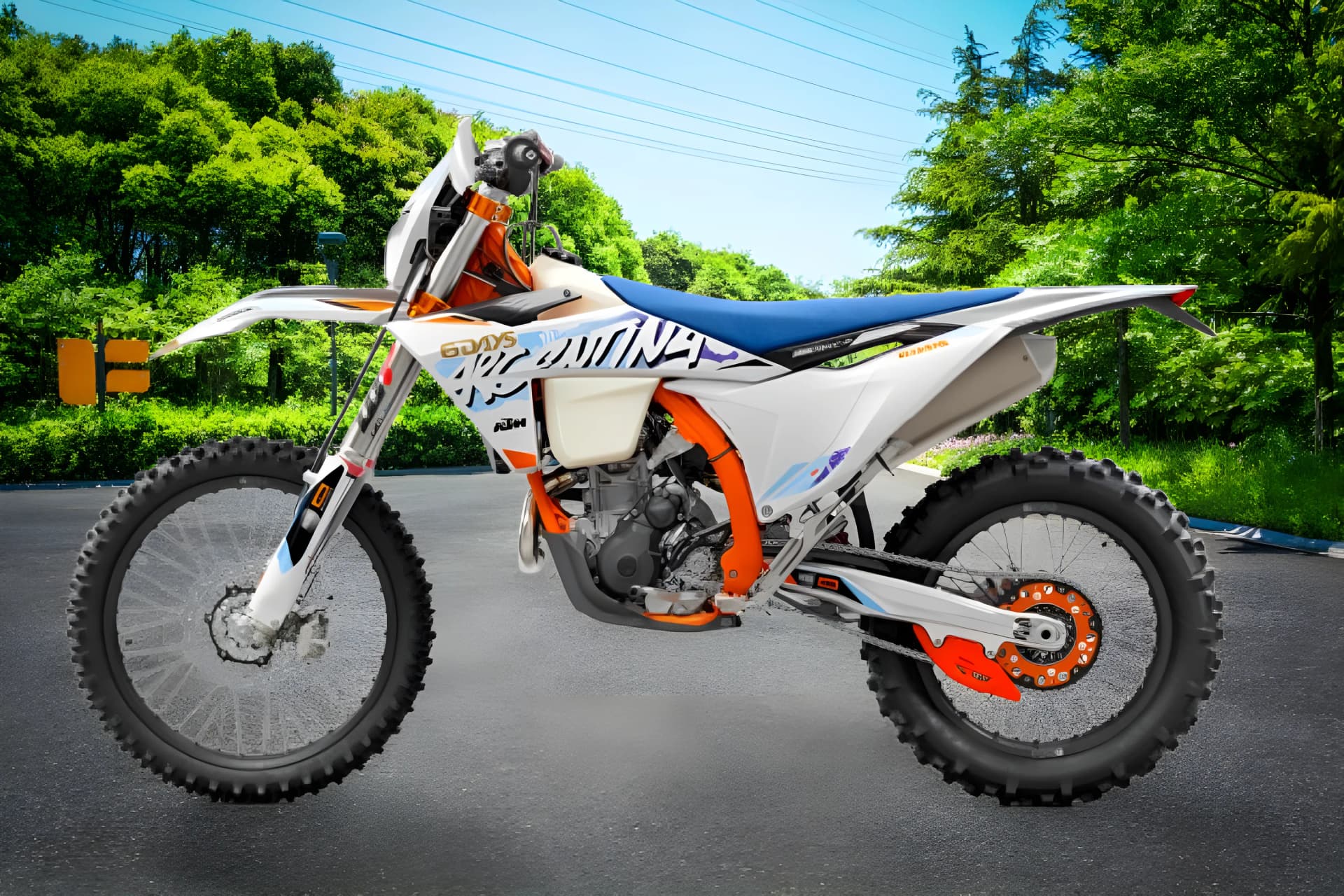 KTM 350 EXC F Left Side View