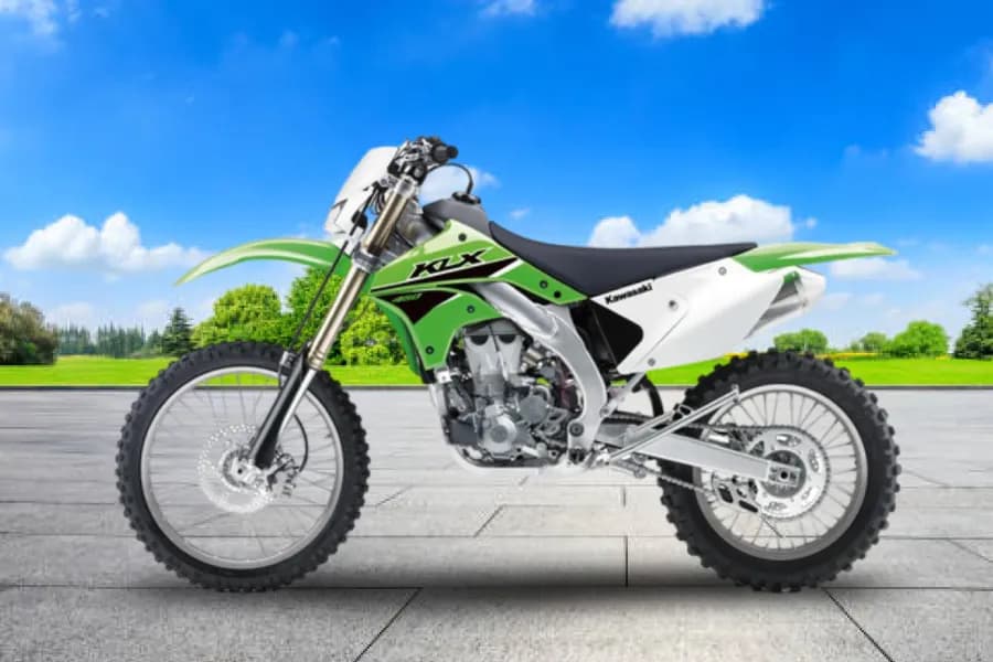 Kawasaki KLX450R Left Side View