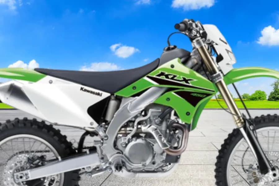Kawasaki KLX450R Front Suspension View