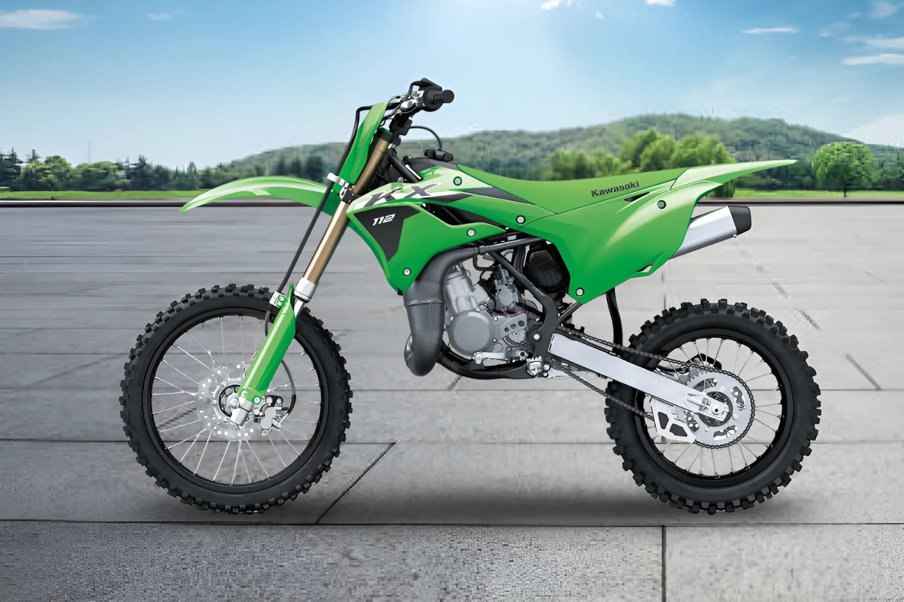 Kawasaki KX112 Left Side View