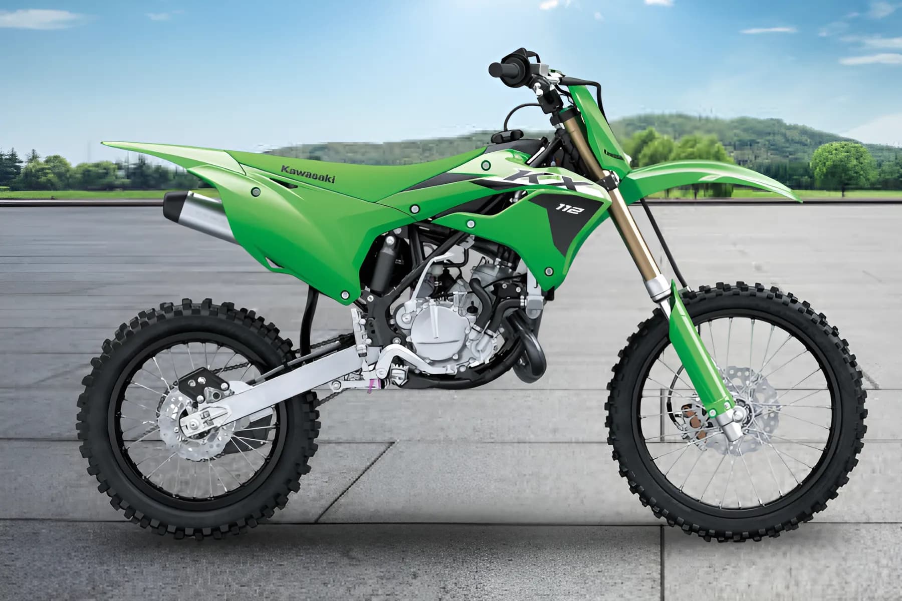 Kawasaki KX112 Right Side View
