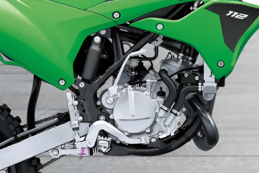 Kawasaki KX112 Engine View