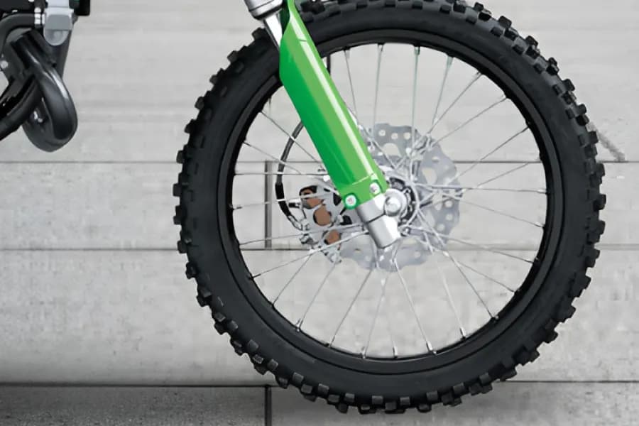 Kawasaki KX112 Front Wheel View