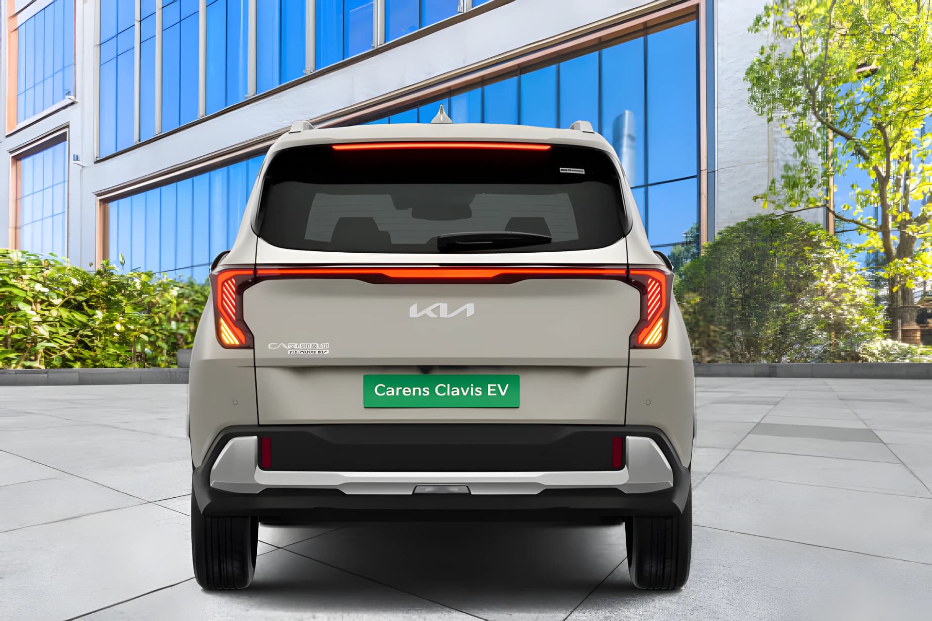 Kia Carens Clavis EV Rear View