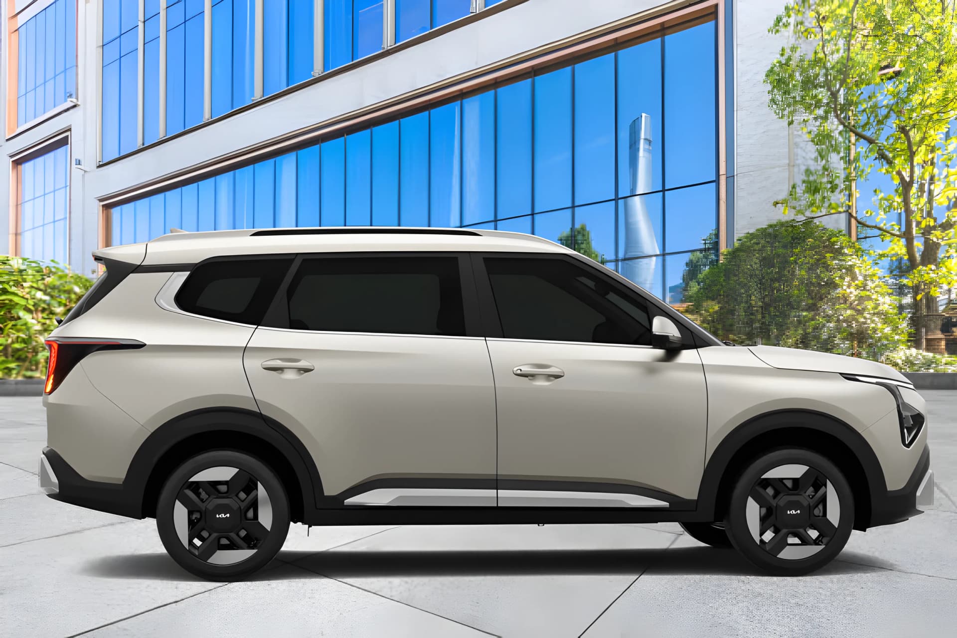 Kia Carens Clavis EV Right Side View