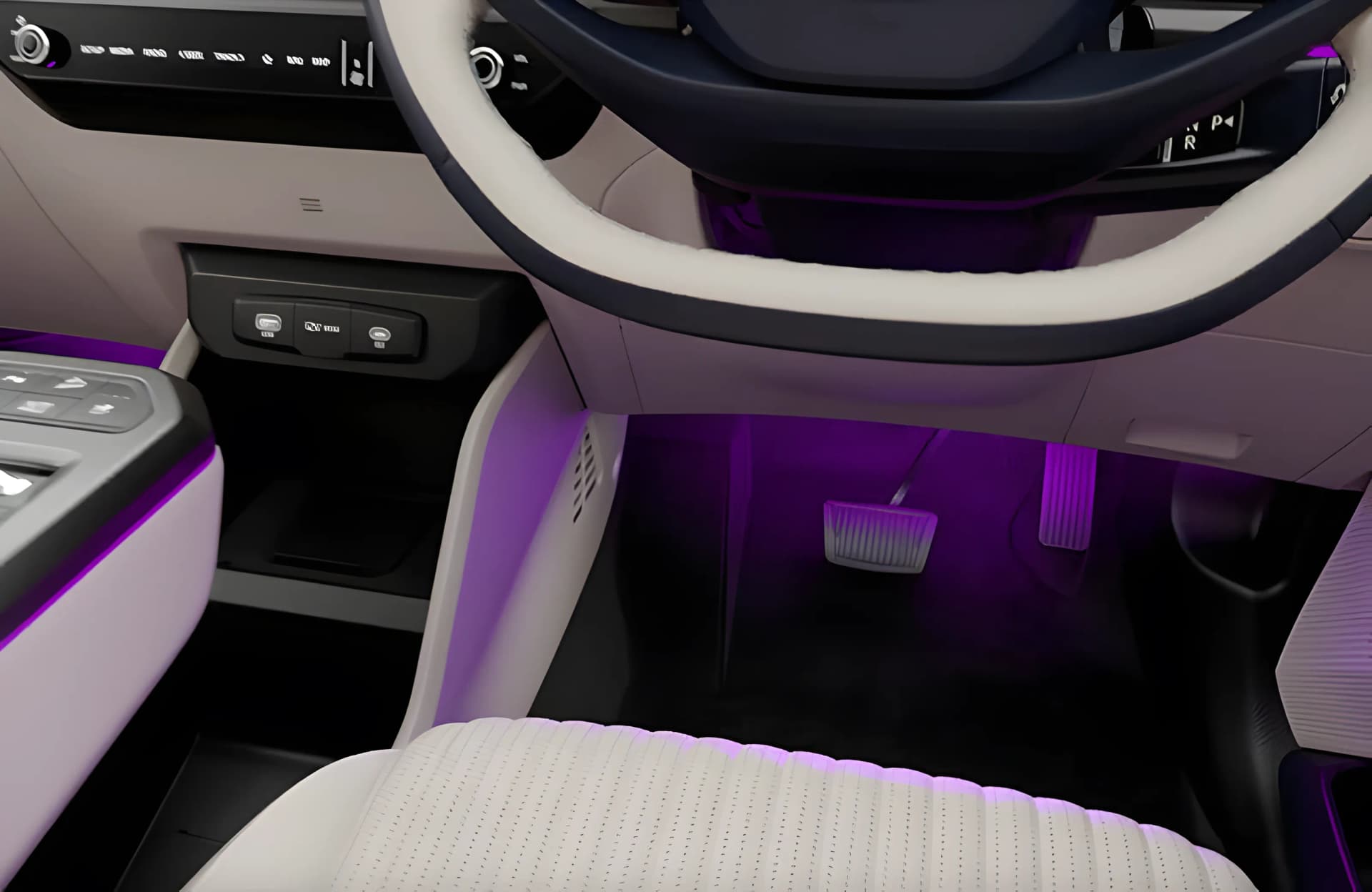 Kia Carens Clavis EV Brake And Accelerator Paddle View