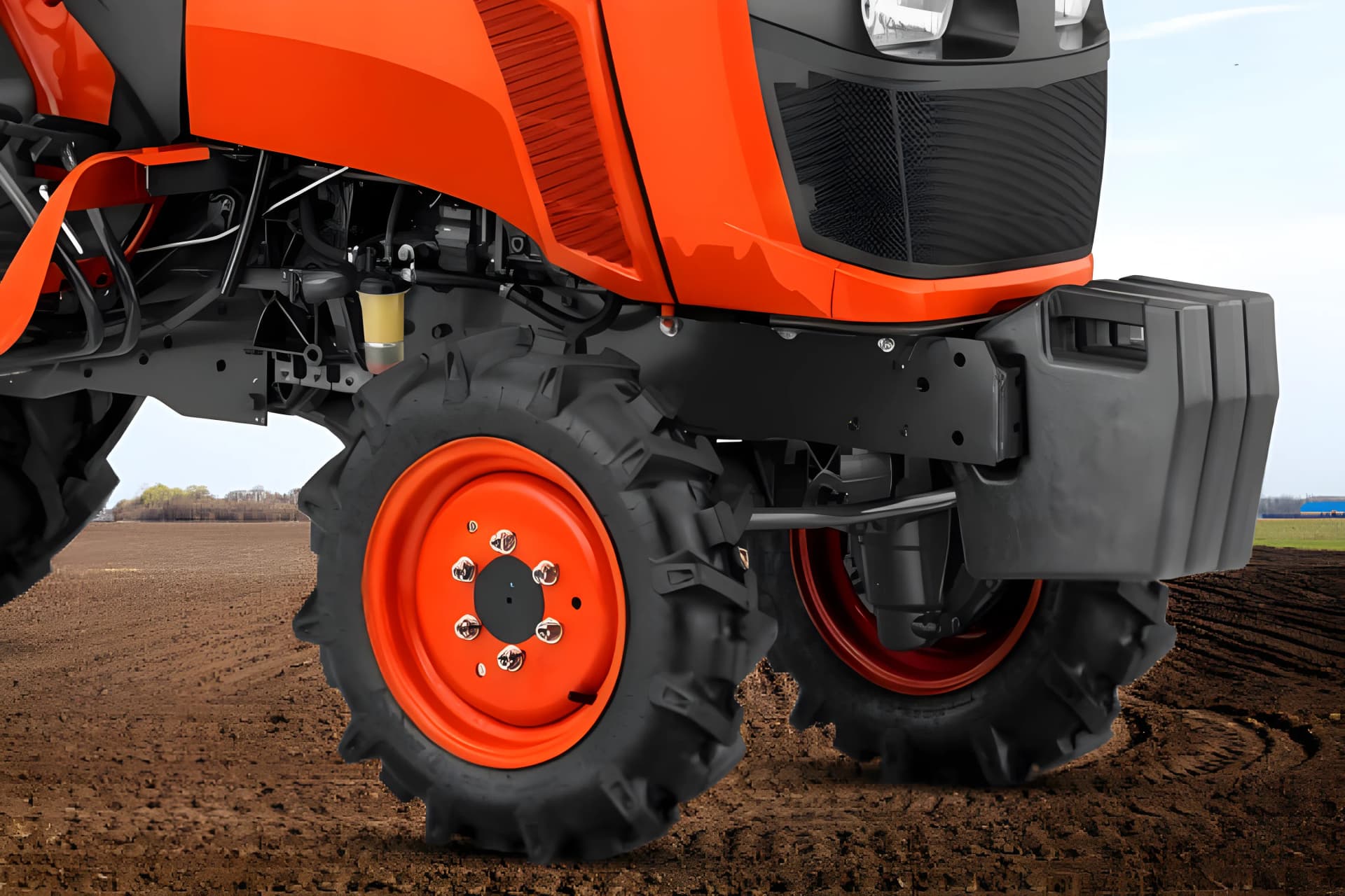 Kubota A 211N Front Grille View
