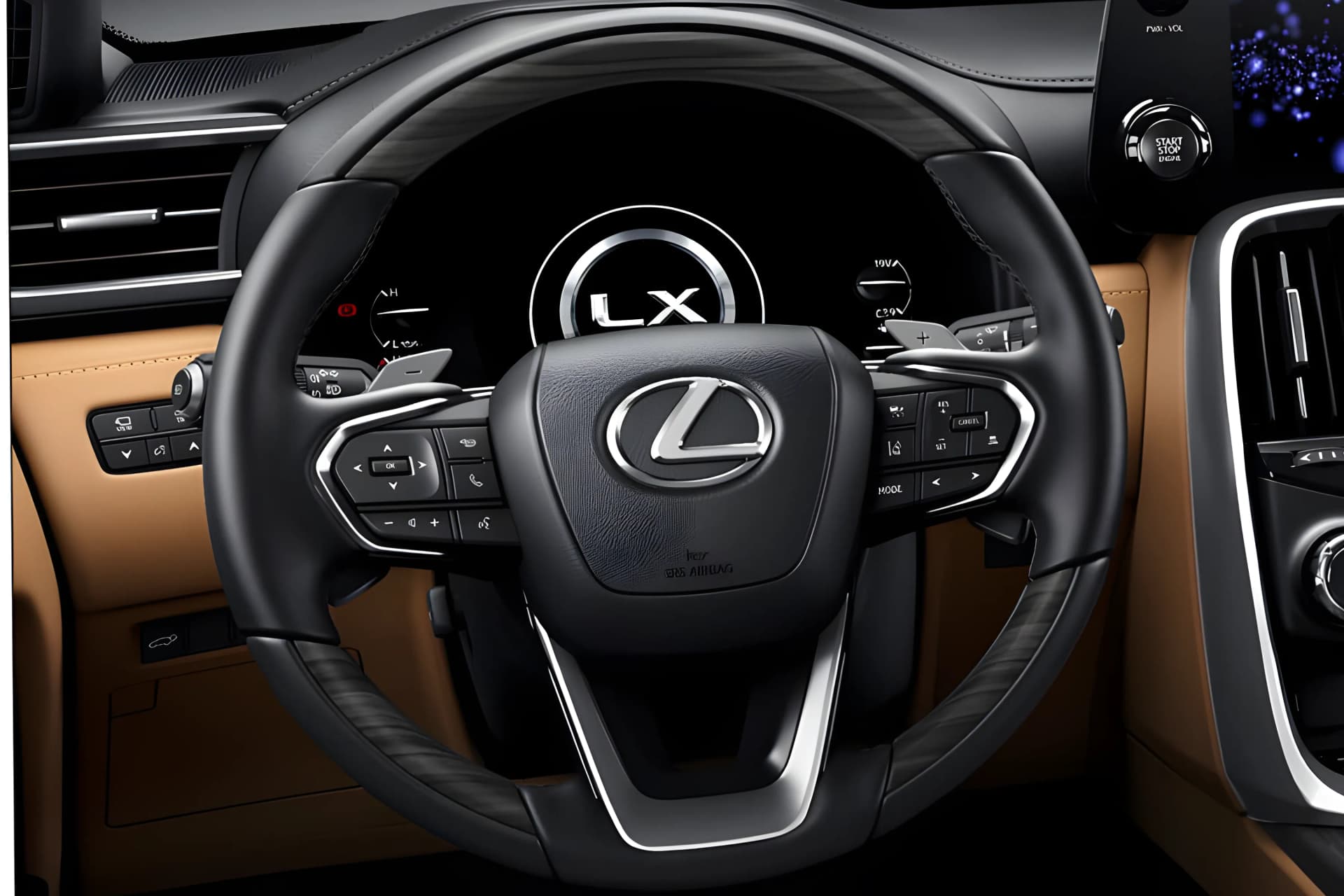 Lexus LX Steering Wheel View