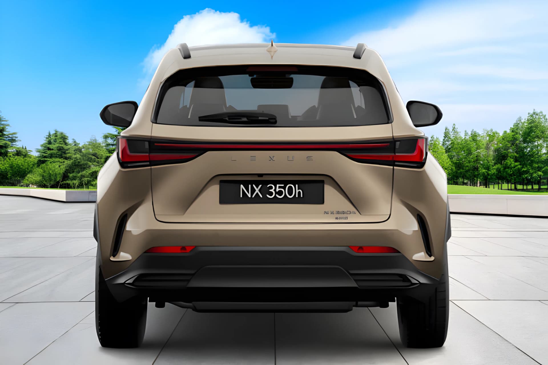 Lexus NX Hybrid Rear View