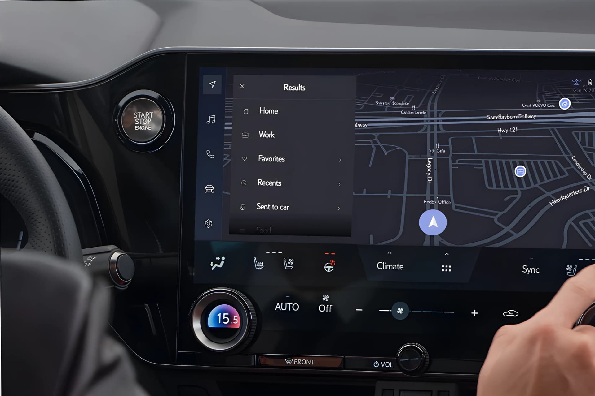 Lexus NX Informant System View