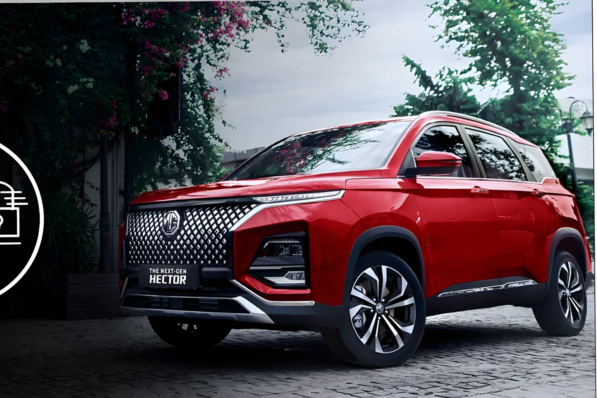 MG Hector Front Left View