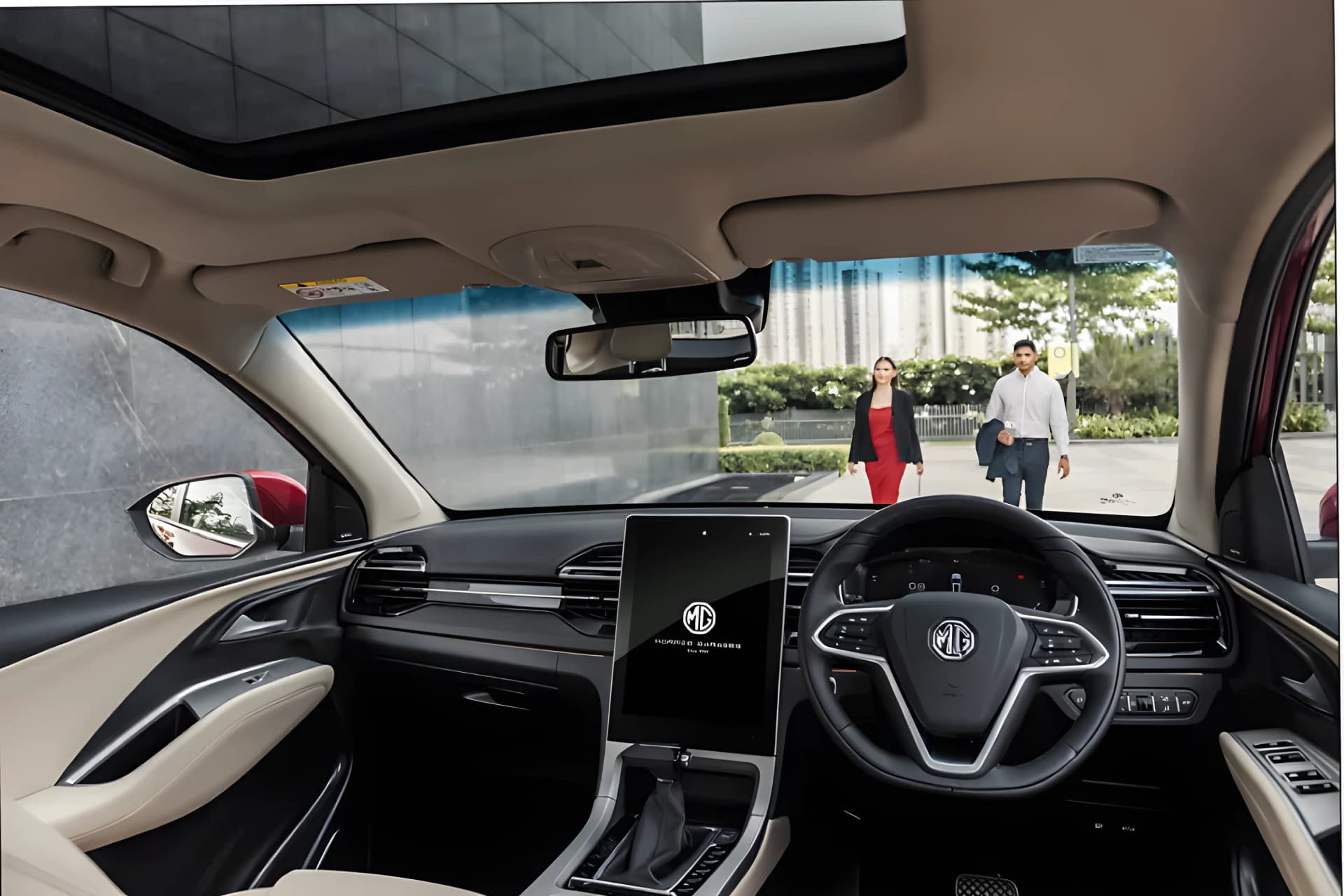 MG Hector Interior Dashboard View
