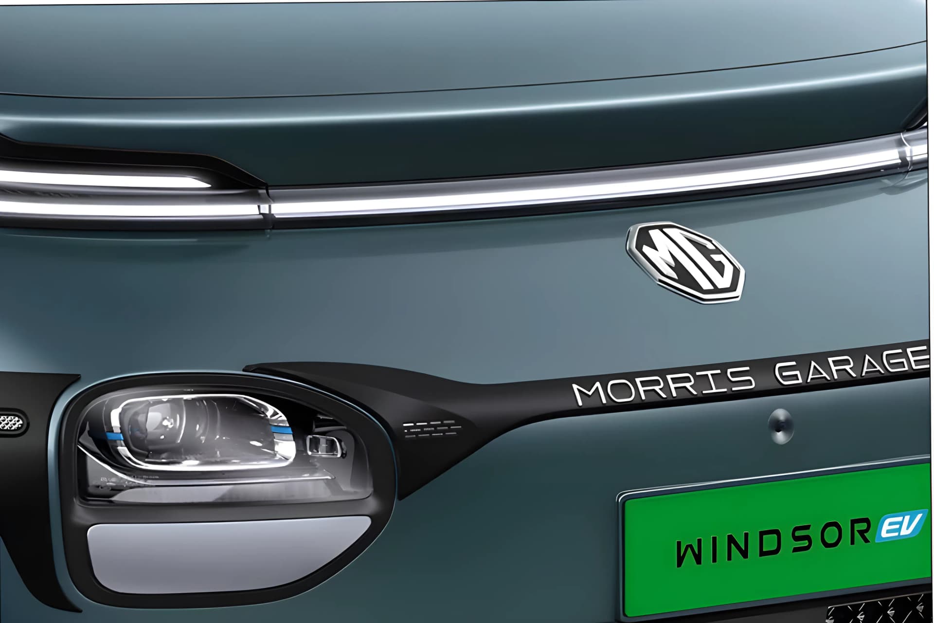 MG Windsor EV Front Headlamp View
