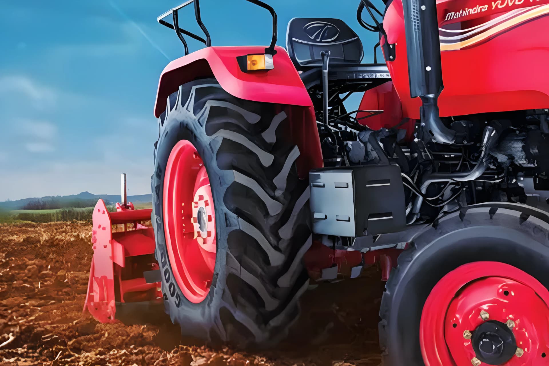 Mahindra 265 DI Yuvo Tech Plus Battery Box View