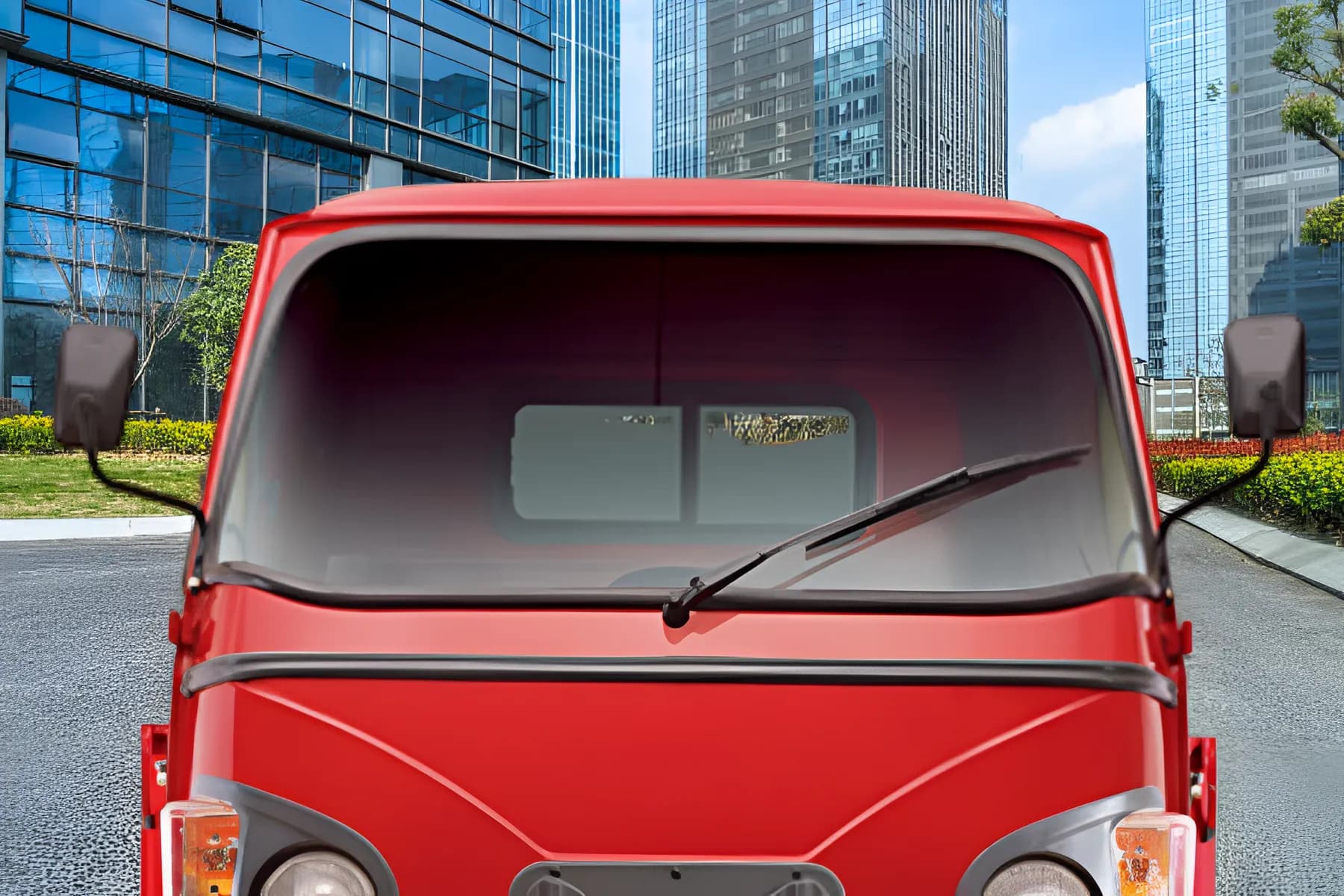 Mahindra Alfa Plus Mirror view