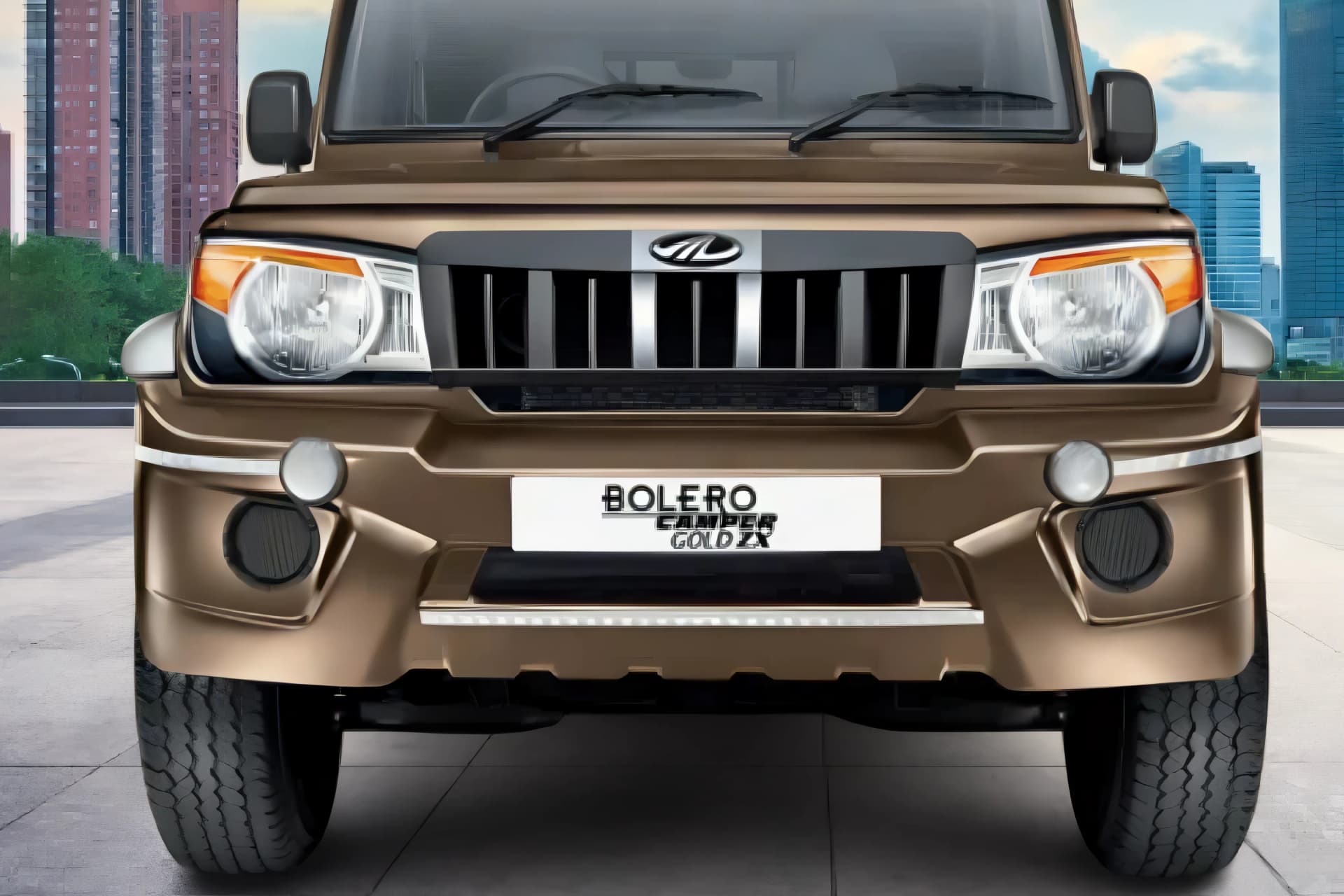 Mahindra Bolero Camper Bumper View