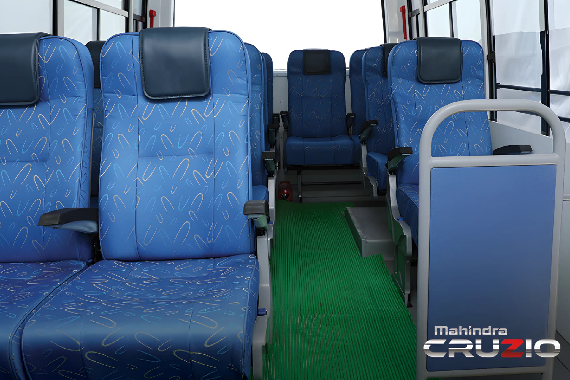 Mahindra Cruzio Staff Comfortable Passenger Seats View