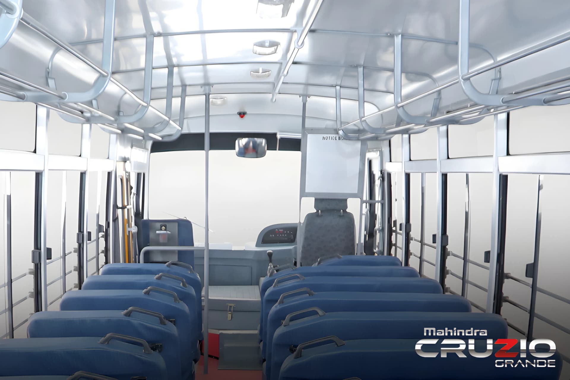 Mahindra Cruzio Grande School Overhead Rails View