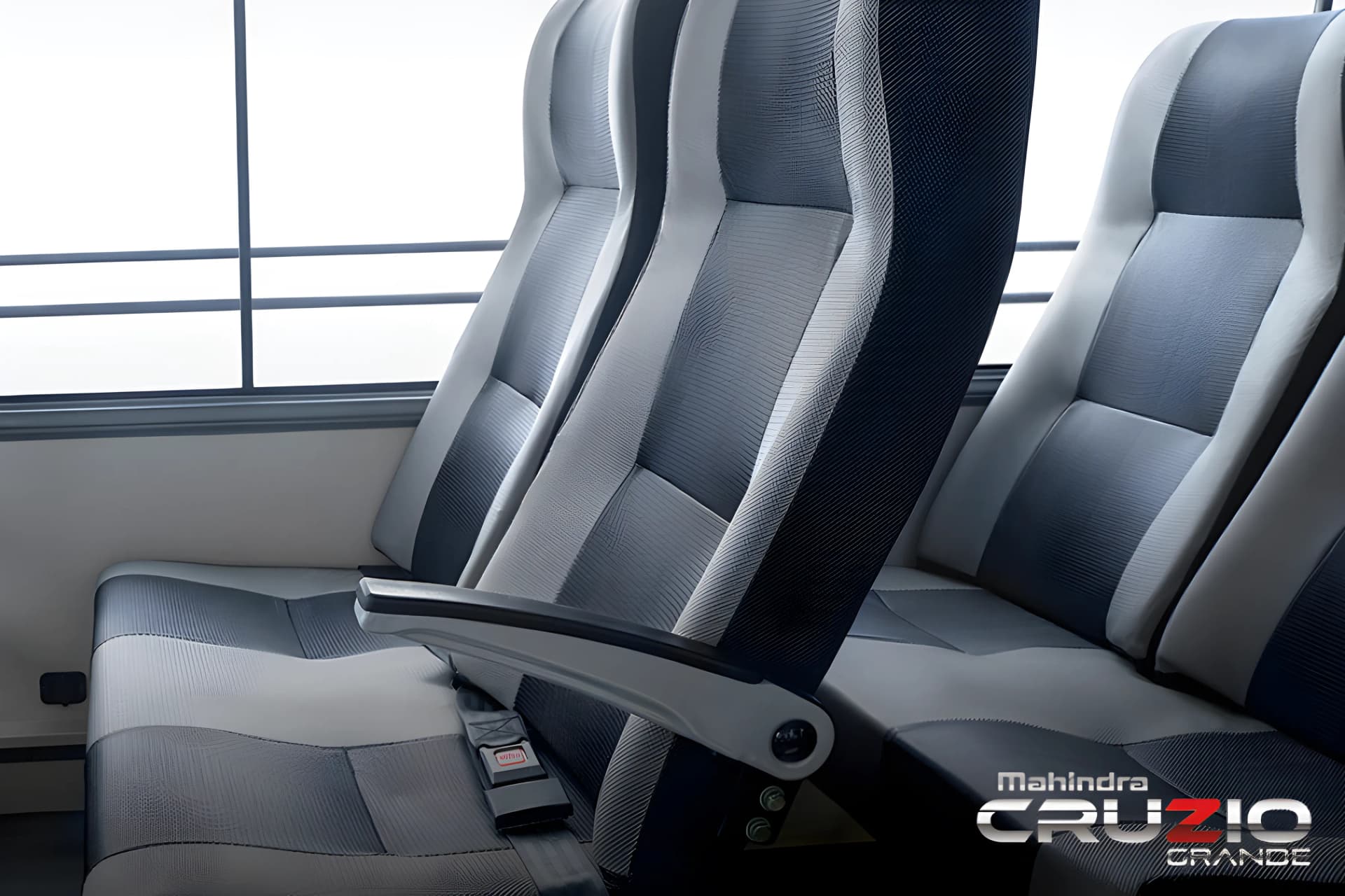 Mahindra Cruzio Grande Staff Seats Side View