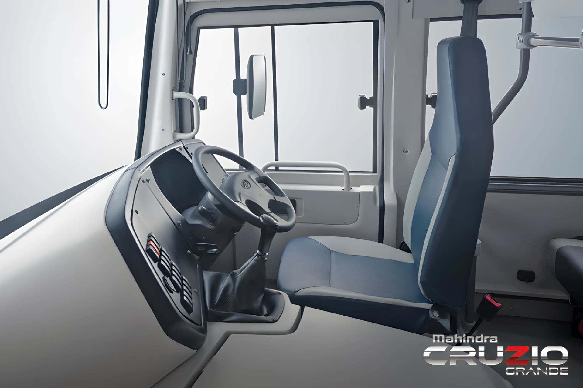 Mahindra Cruzio Grande Staff Driver Seat View