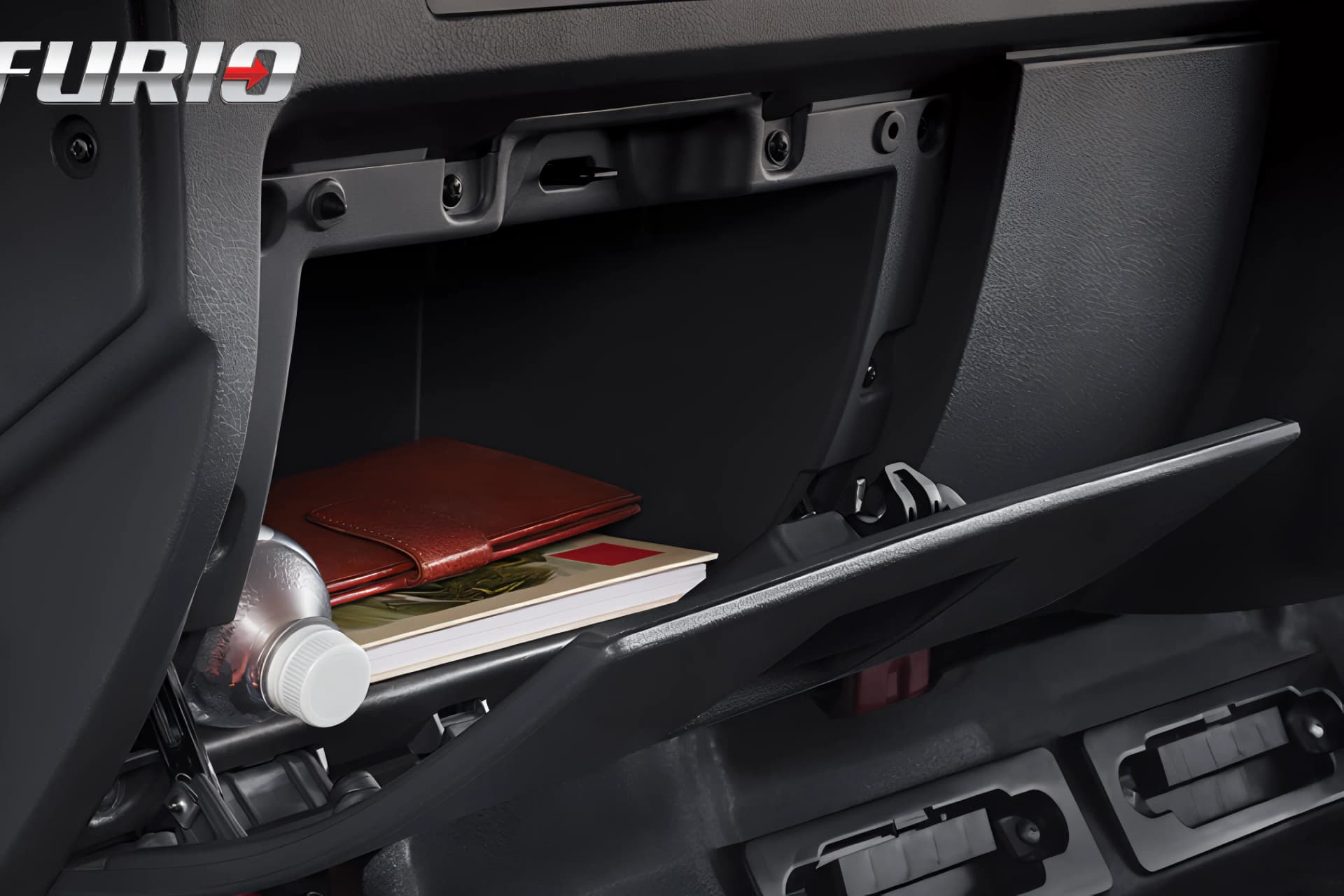 Mahindra Furio 11 Glove Box View