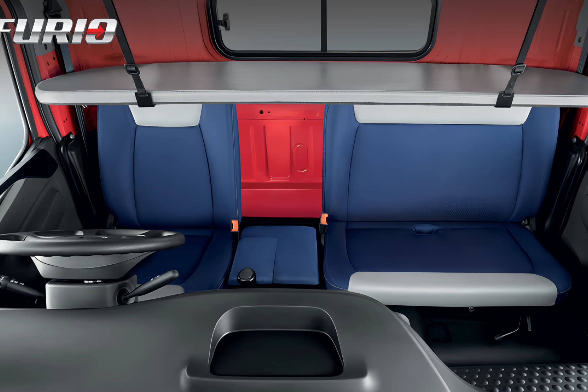Mahindra Furio 11 Driver And Passenger Seat View