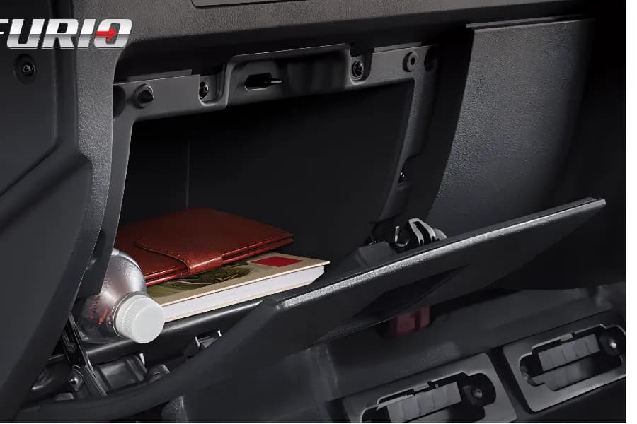 Mahindra Furio 14 HD Glove Box View