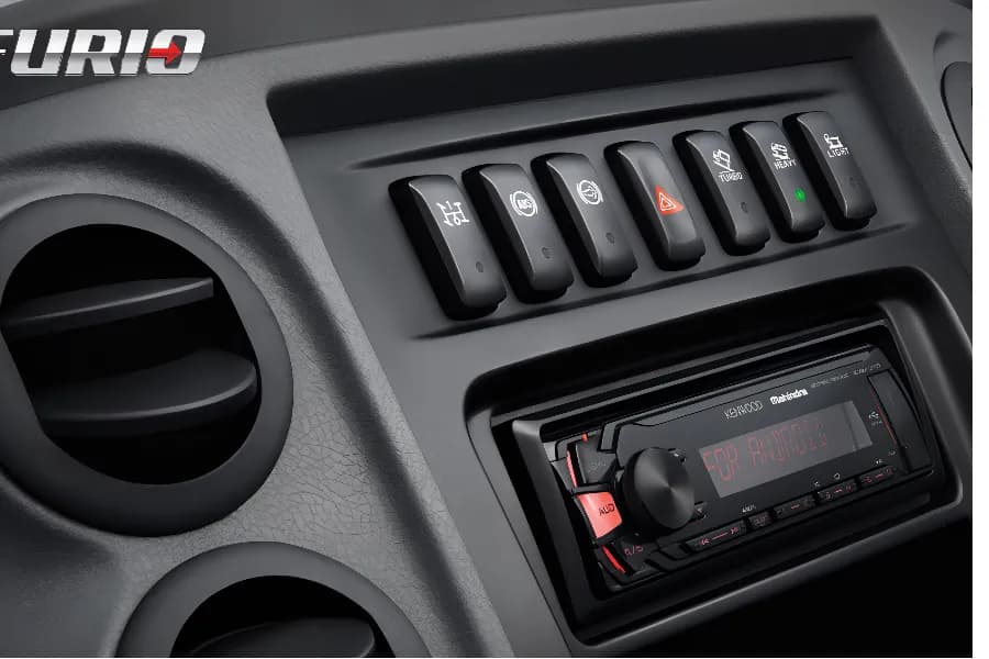 Mahindra Furio 16 Music System View