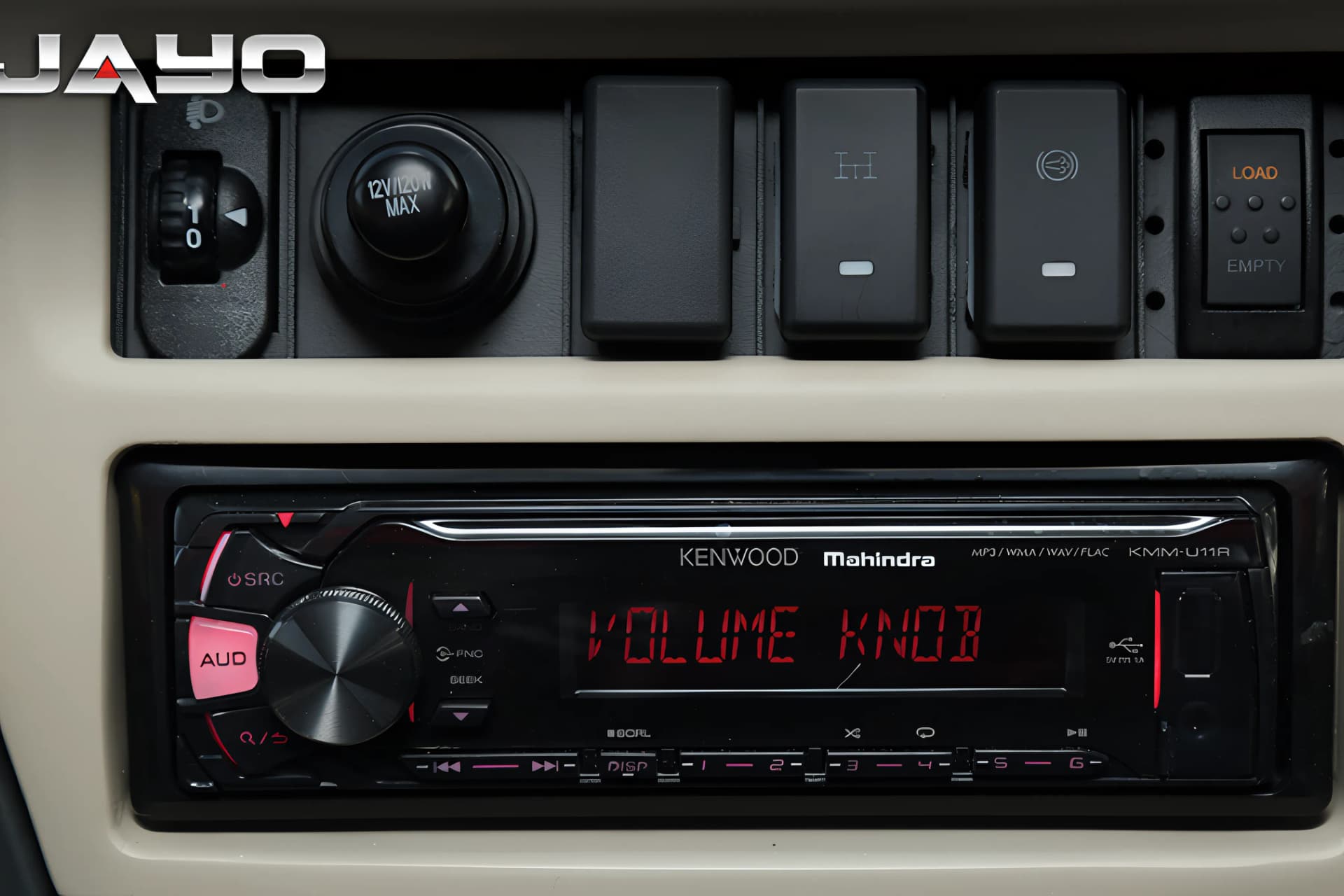 Mahindra Jayo Music System View