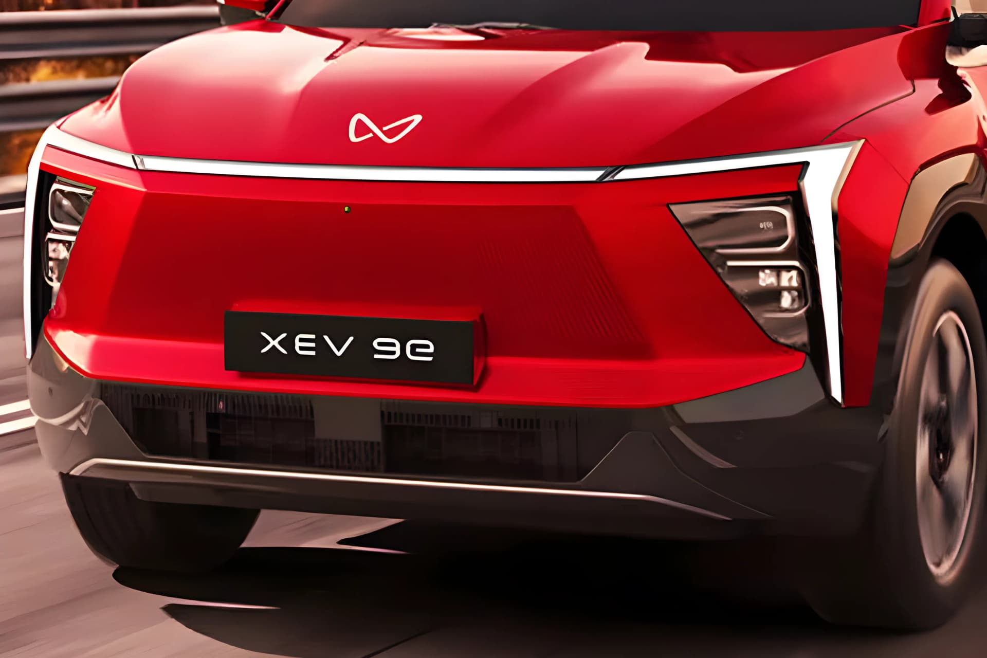 Mahindra XEV 9E Electric Front Bumper View