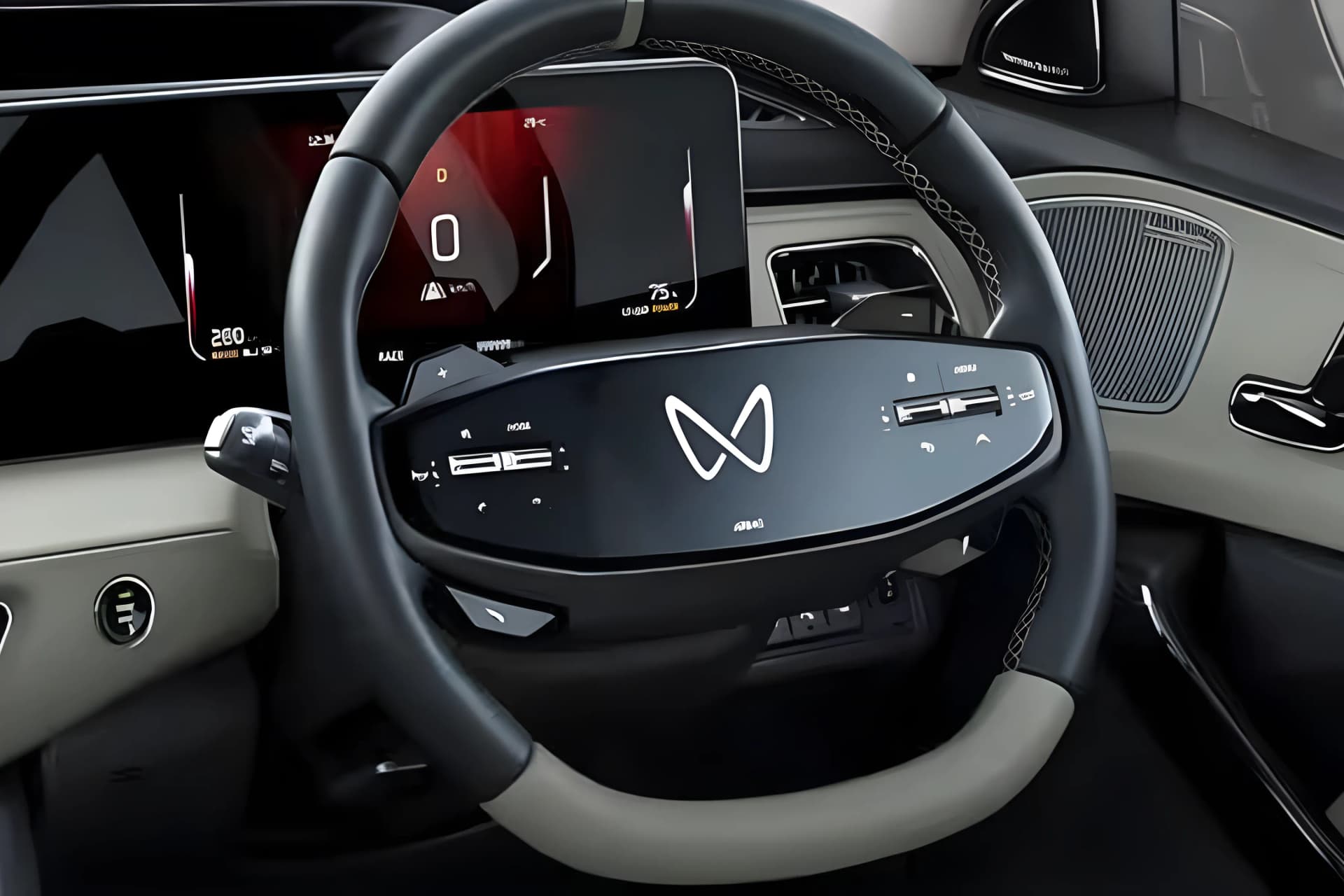 Mahindra XEV 9E Electric Steering View