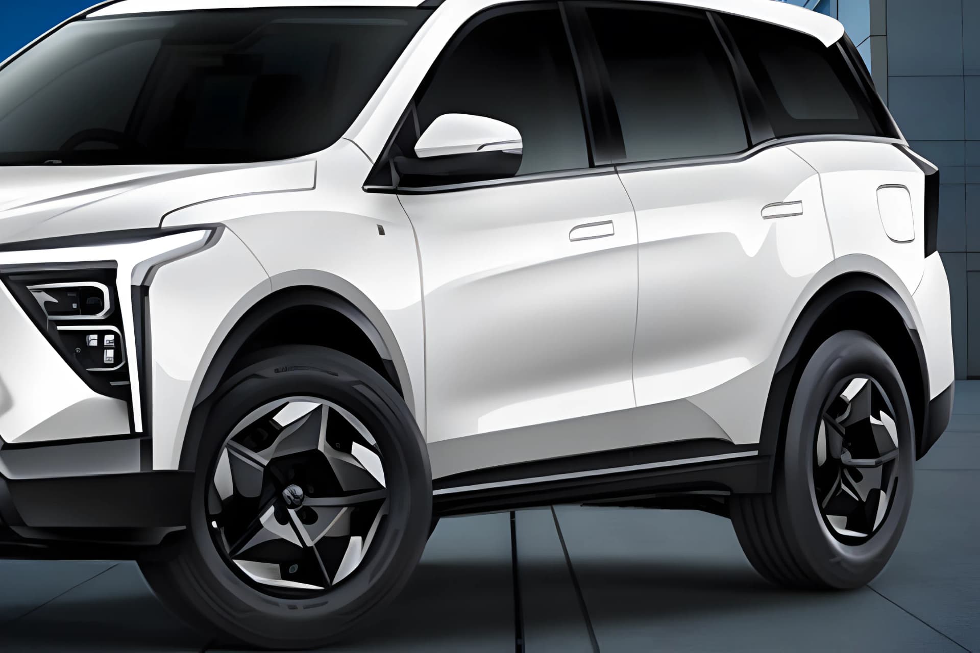 Mahindra XEV 9S EV Side Window View