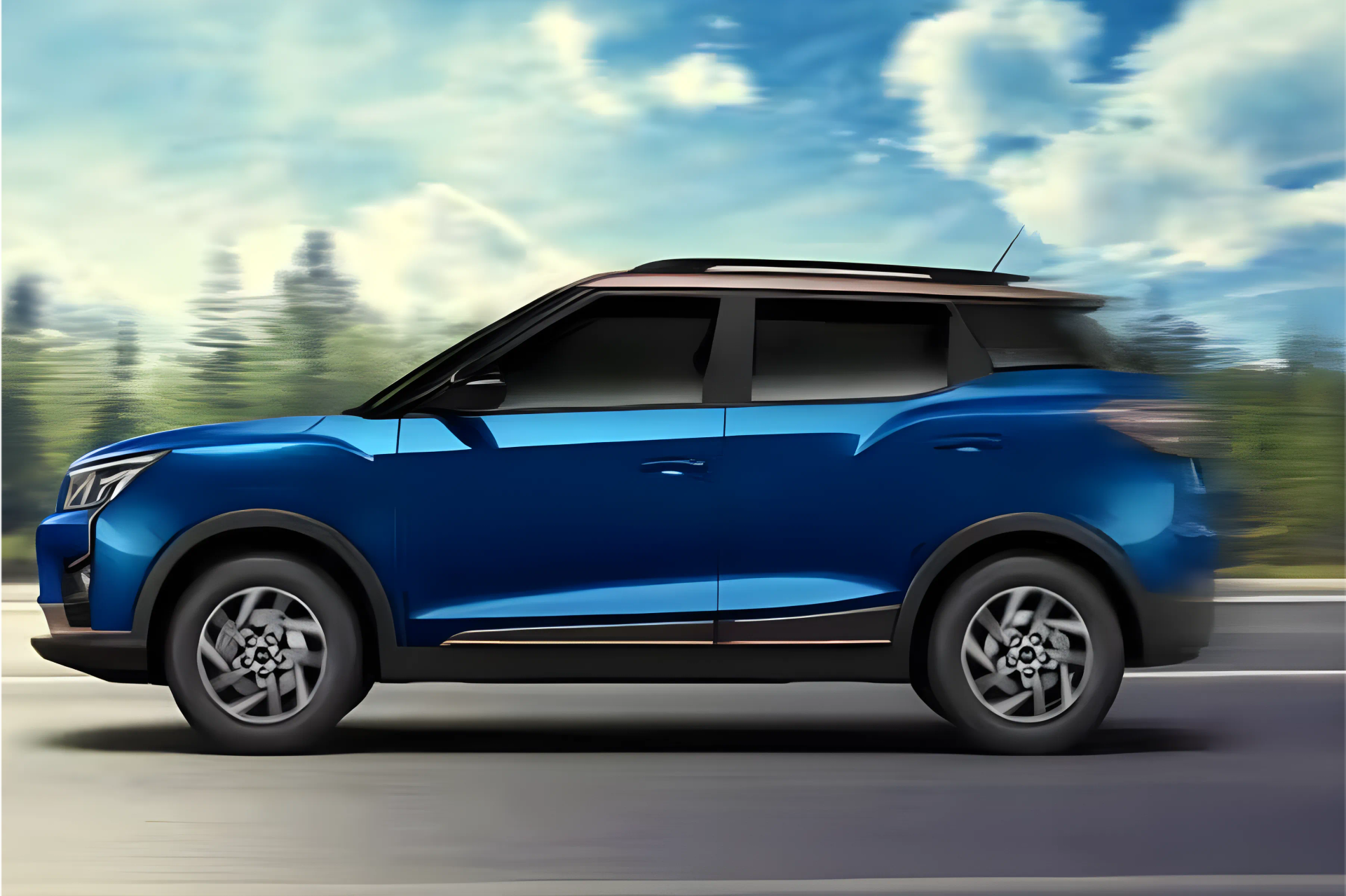 Mahindra XUV 400 EV Left Side View