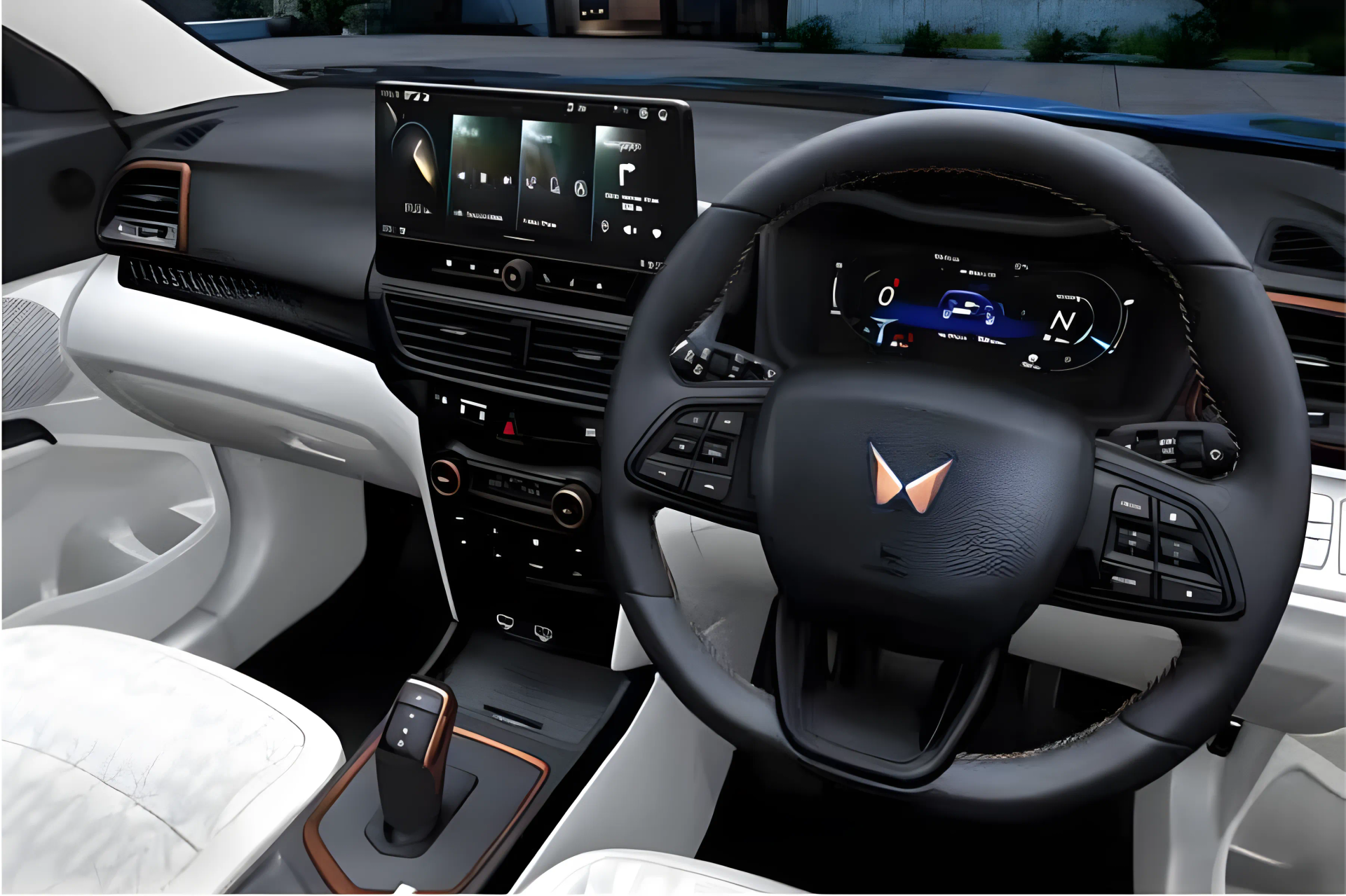 Mahindra XUV 400 EV Dual Tone Interior View