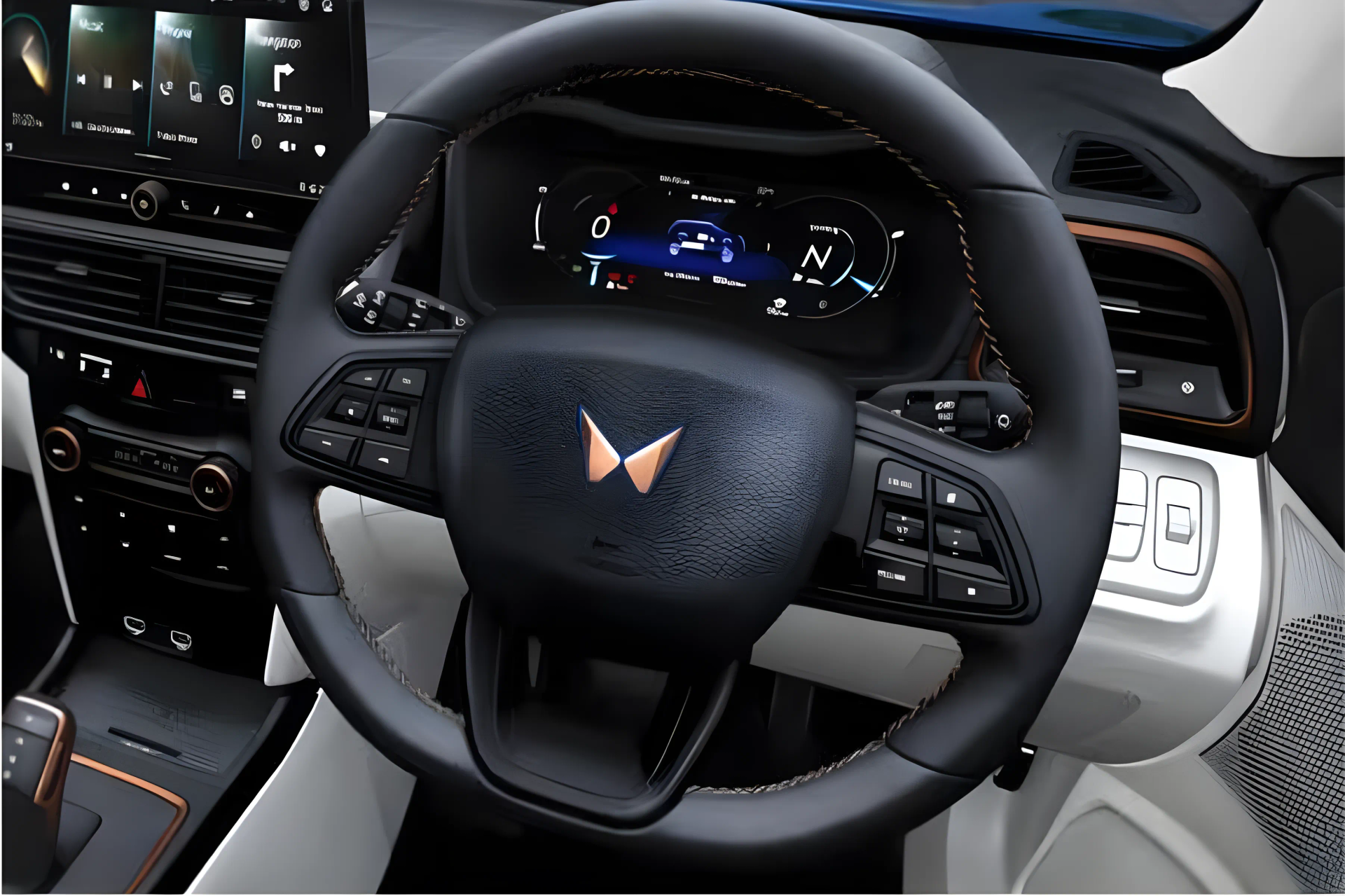 Mahindra XUV 400 EV Steering View